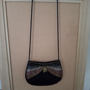Vintage Beaded Evening Bag – Art Deco Inspired Crossbody